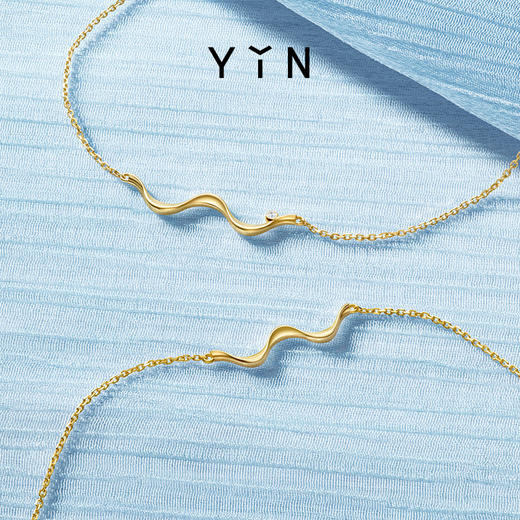 「漪」系列水光涟漪手链 PADI海洋潜水款18K真金 商品图7