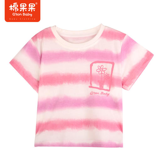 棉果果夏季新品女童女宝短袖T恤M222140223222 商品图0