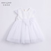 马克珍妮夏装新款裙子 女童蝴蝶结收腰网纱连衣裙230978 商品缩略图2