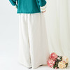 致橡树2023中式棉麻提花阔腿裤休闲裤V211143 商品缩略图6