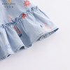 马克珍妮夏装新款 女童花边袖纯棉牛仔裙连衣裙230792 商品缩略图4
