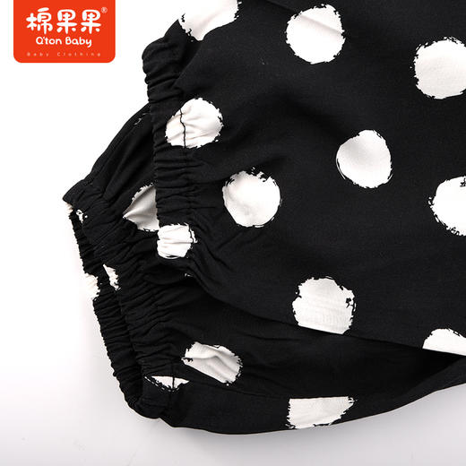 棉果果夏季新品女童女宝梭织九分灯笼裤裤子M222208423214 商品图2