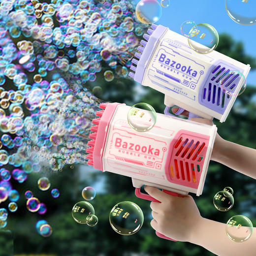 69孔泡泡枪发光加特林火箭筒泡泡机 商品图3