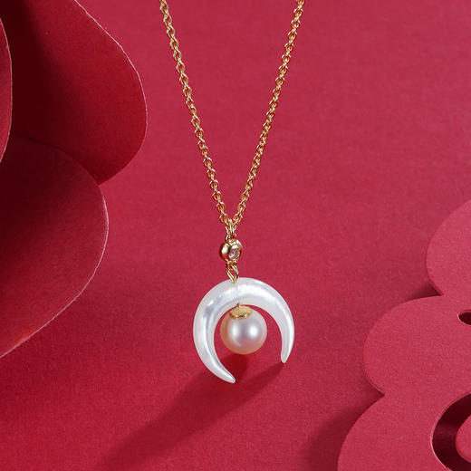 子佩集S925银珍珠吊坠【XXDZ045】(不含链)镀金2303 商品图1