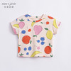 马克珍妮夏装新款 女童莫代尔棉弹力透气短袖T恤230925 商品缩略图1