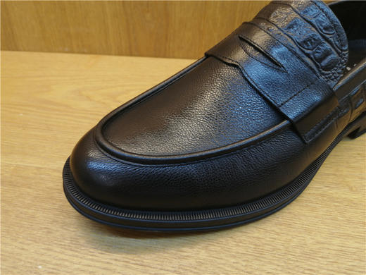 豪行2021年春季新品商务休闲真皮软底男单鞋11159338专柜正品 商品图4