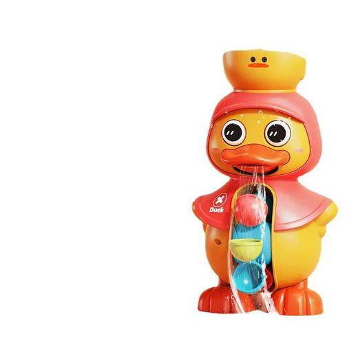 萌萌鸭旋转水车小黄鸭婴儿童戏水喷水大鸭子宝宝洗澡玩具 商品图4