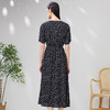 EITIE爱特爱夏季新款时尚气质复古波点修身连衣裙B2307130 商品缩略图4