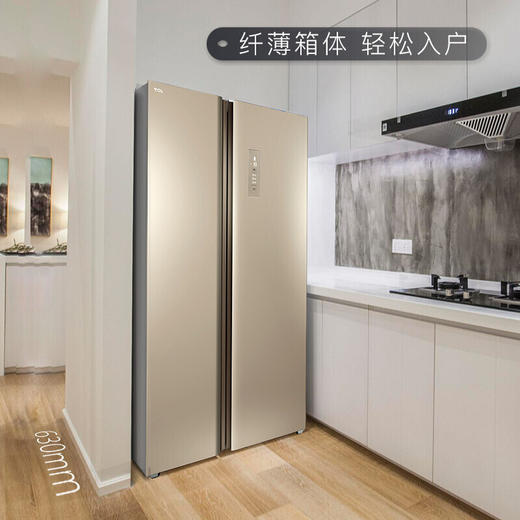 TCL 对开门冰箱 BCD-509WEFA1流光金 商品图3