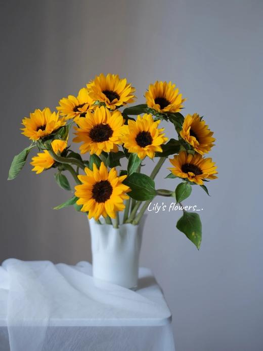 【不能犹豫】紫霞仙子玫瑰10支+优选单头康乃馨10支+小花向日葵5支+油画牡丹5支/份 商品图6