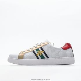 Gucci古奇 新款小蜜蜂刺绣低帮百搭板鞋