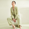 璞宿PUSU2023春夏新款亚麻西装套装女文艺休闲百搭棉麻上衣外套 商品缩略图8