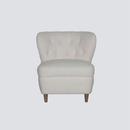 NS家居nsfurniture软包布艺单人沙发休闲椅NSCC-2402 KD系列 商品图0