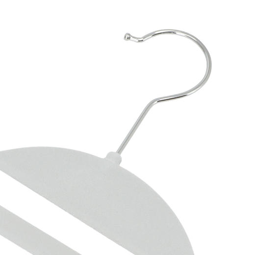 植绒衣架5支装 男士/女士 灰色/粉色 商品图2