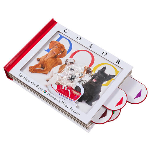 【中商原版】Matthew Van Fleet: Color Dog 彩色的狗狗 立体翻翻书 英文原版 进口图书 亲子童书 4-6岁 商品图2
