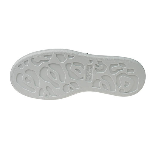 ALEXANDER MCQUEEN 亚历山大.麦昆 女士皮革蓝尾阔型三绑带休闲运动鞋 白色 721409 WICY8 8872 商品图3