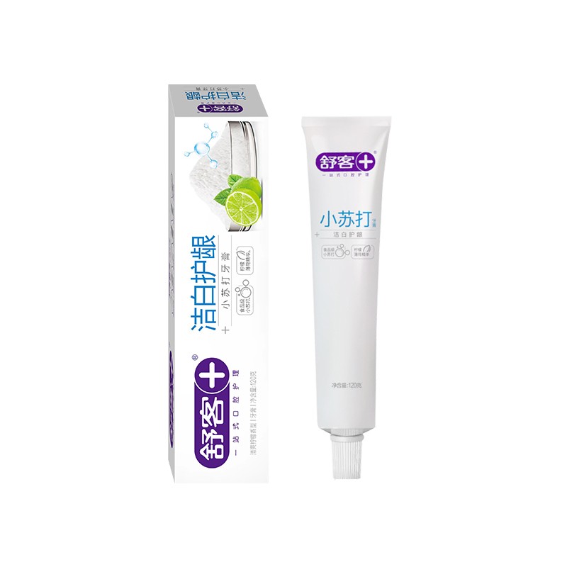 舒客小苏打牙膏舒客小苏打牙膏（洁白护龈）120g*2