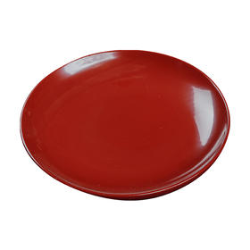 木竟-八零年代朱漆盘