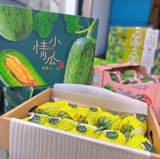 🍃小情瓜蜜瓜，绿蒂‮肉脆‬‎，‮皮青‬‎黄‮囊‬‎，一口下去满口蜜汁💦‮甜脆‬‎爽口，舌尖流‮～蜜‬‎ 现在的水果，真的太‮了会‬‎！高级嘴闭眼入！