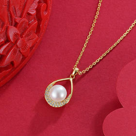 子佩集S925银珍珠套链【TM0556-XF】镀金项链2303