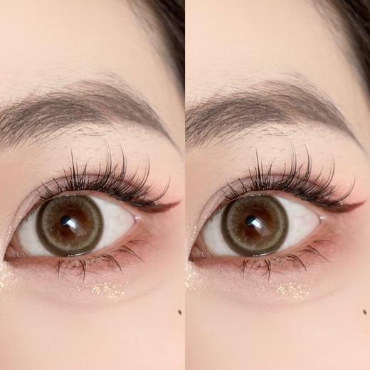 kaylens日抛 柔水玉棕 14.2mm  一盒10片 非离子 日抛无售后！！【1盒1个度数 不同度数拍2盒】 商品图7