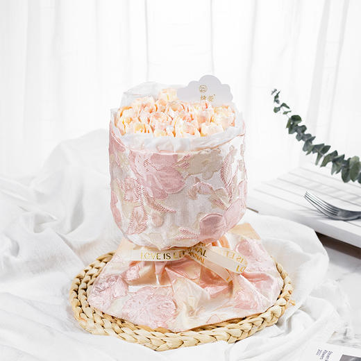 烤爱·生日蛋糕系列·花束蛋糕·动物奶油·粉色蓝色聚会生日节日【仅限深圳同城配送】 商品图4