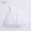 马克珍妮夏装新款裙子 女童蝴蝶结收腰网纱连衣裙230978 商品缩略图3