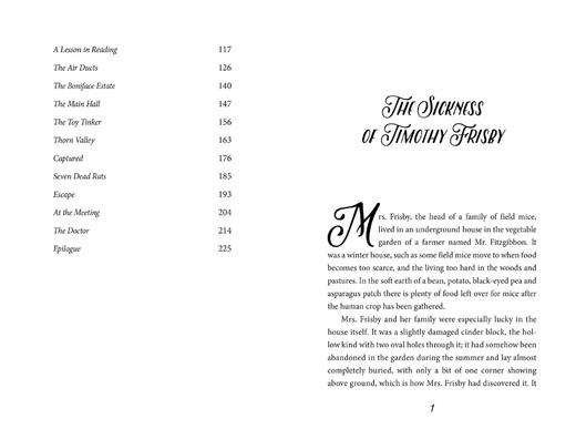 预售 【中商原版】纽伯瑞：费里斯比太太 英文原版 Mrs. Frisby and the Rats of Nimh Robert C. O'Brien 商品图3