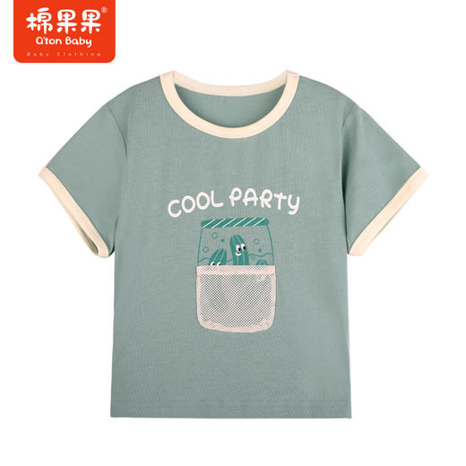 棉果果商场同款男童男宝夏季新品短袖T恤M212140223292 商品图0