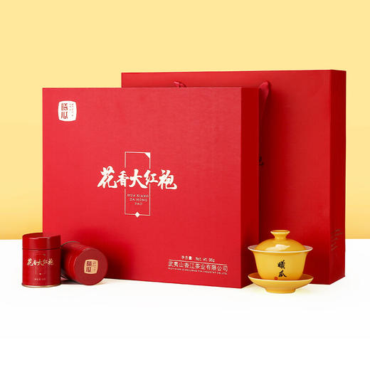 曦瓜 鉴心花香大红袍 礼盒装96g 商品图1