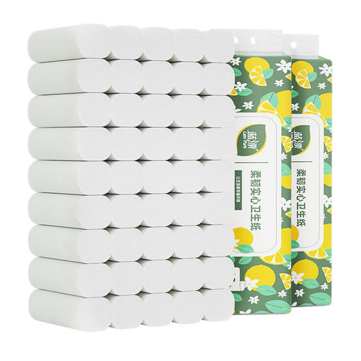 「18卷装！四层柔软」蓝漂18卷无芯卷纸 卫生纸居家日用实惠装厕所厕纸手纸清洁工具 商品图3