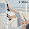 【已下架】618特惠 | 积分换购 | REREJOY 圆头粗跟飞织透气王妃鞋QC6356[福利品] 商品缩略图2