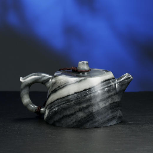 和田玉（青花）玉壶--汉铎壶（宋鸣放6627）158.12g 商品图0