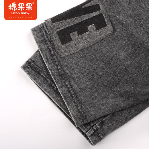 棉果果夏季新品男童男宝针织牛仔中裤裤子M212202223275 商品图4