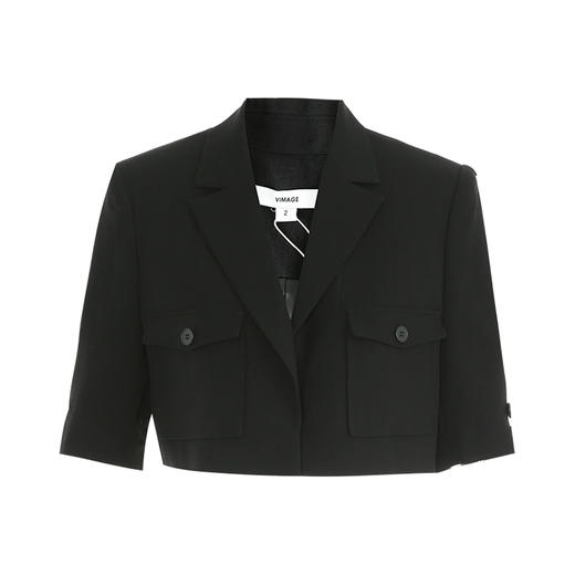 VIMAGE纬漫纪春季新款时尚百搭短款外套女V1903523 商品图6