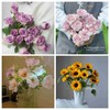 【不能犹豫】紫霞仙子玫瑰10支+优选单头康乃馨10支+小花向日葵5支+油画牡丹5支/份 商品缩略图0