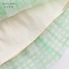 马克珍妮夏装新款裙子 女童绿格网纱拼接短袖连衣裙230982 商品缩略图6