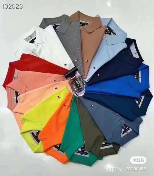 特价！Tommy 男士经典优质短袖Polo衫 商品图0