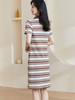 米思阳2025夏季新款通勤休闲淑女西装领连衣裙中长款针织裙子0962 商品缩略图3