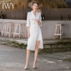 IWY/春夏新款高端设计感连衣裙女商务接待经理白领职业工作装Q862 商品缩略图3