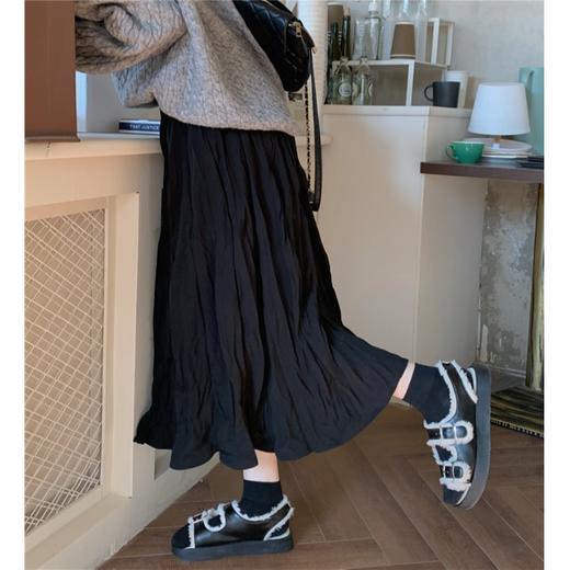 【瘦星人春日邂逅纱裙系列】仙女温柔网纱裙 遮胯显瘦洋气中长款高腰A字裙 商品图2