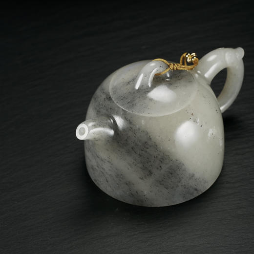 和田玉（青花）玉壶--秦权壶（宋鸣放6630）255.19g 商品图7