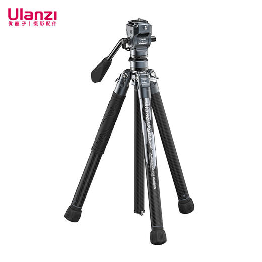 Ulanzi优篮子F38快装空气三号碳纤维三脚架富图宝联名专业相机单反微单轻便携摄影像全景云台旅行拍摄三角架 商品图0
