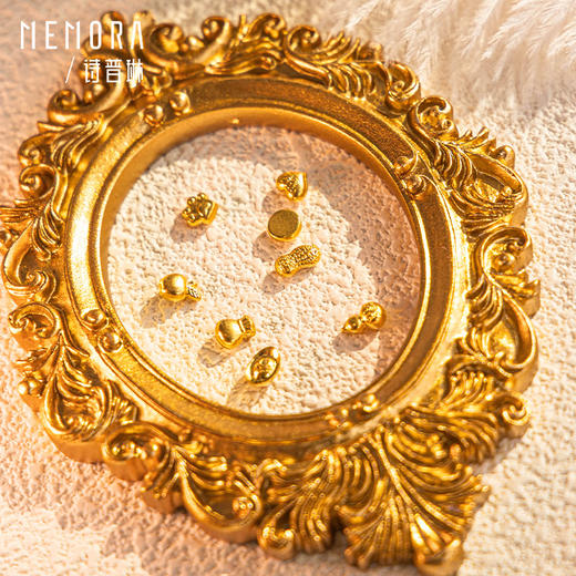 【囤金达人】金豆豆 1g黄金投资小金豆小元宝收藏投资送礼MEMORA诗普琳GUE008（线上专供）一口价 商品图5