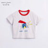 马克珍妮夏装新款 男童手绘动物纯棉短袖T恤儿童上衣230786 商品缩略图2