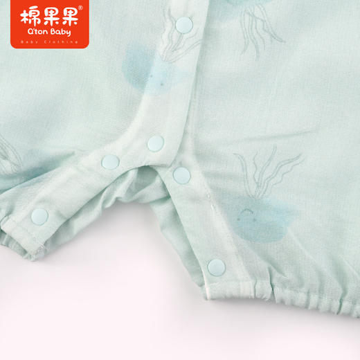 棉果果夏季新品女童女宝假两件对开连体衣M222722223220 商品图6