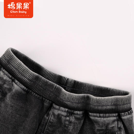 棉果果夏季新品男童男宝针织牛仔中裤裤子M212202223275 商品图1