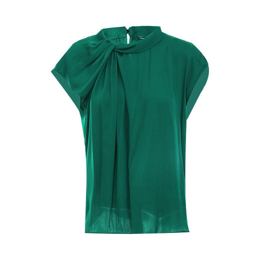 EITIE爱特爱夏季新款时尚洋气纯色设计感小上衣女7013714 商品图11