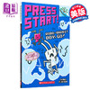 【中商原版】Press Start! #7: Robo-Rabbit Boy, Go!方块兔7 学乐大树系列桥梁漫画图像小说 英文原版儿童章节书 5-7岁 进口 商品缩略图0