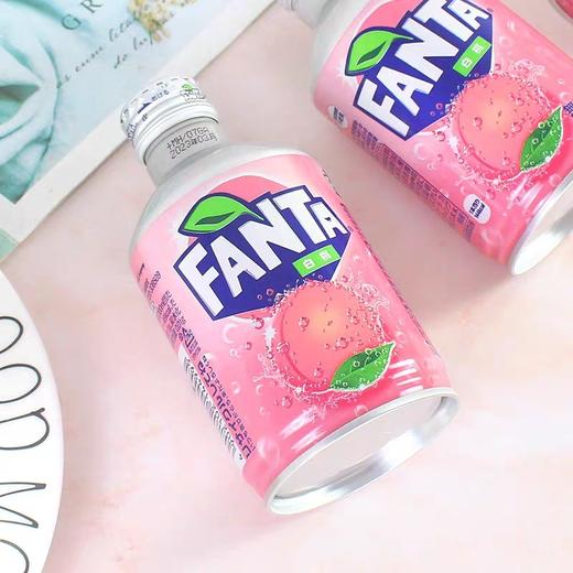可口可乐芬达白桃味汽水饮料300ml 商品图3